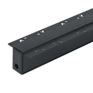 Trilho Embutir Mag No Frame 1m Preto Gaya