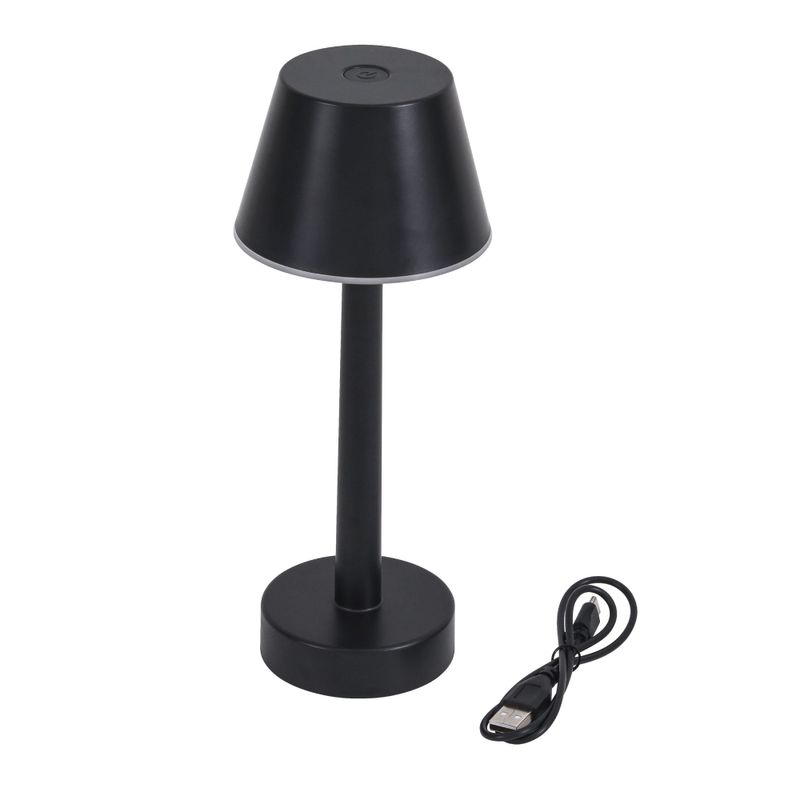 Luminaria-Firenze-Recarregavel-3w-RGB-Preto-Gaya