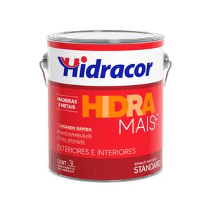 Esmalte Hidra Mais Base Água Branco Neve 3L Hidracor