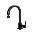 Misturador-Monocomando-para-Cozinha-de-Mesa-Strauss-Preto-Fosco-Perflex