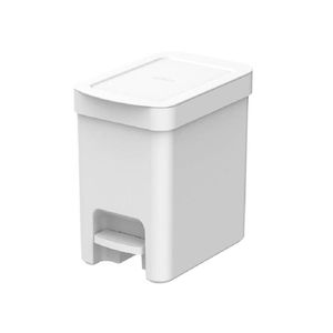Lixeira Com Pedal 6L Branco Martiplast - OU