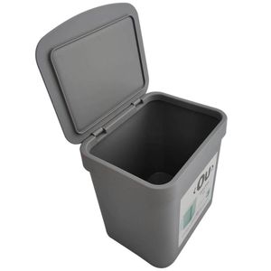 Lixeira Com Tampa 4,7l Chumbo Martiplast - OU