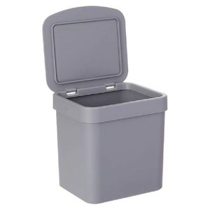 Lixeira Com Tampa 2,5L Chumbo Martiplast - OU