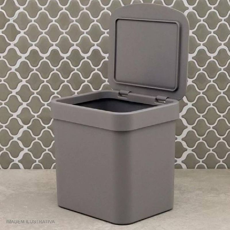 Lixeira Com Tampa 2,5L Chumbo Martiplast - OU -1-.jpg