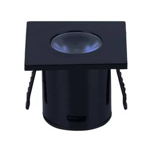 Mini Spot Led Elegance Quadrado 2700 1.5w Preto Fosco Avant