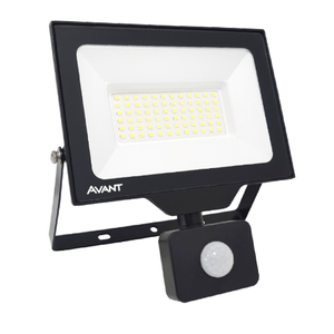 Refletor Sensor Presença 50w Branco Frio 6500k Fotocelula
