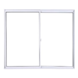 Janela de Correr 2 Folhas sem Grade Alumínio Branco 100x100cm Quality Esquadraria