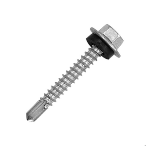 Parafuso para Telha com Ponta Broca, Arruela e Cabeça Sextavada 5,5mm x 2 1/2  Bemfixa