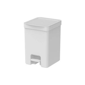 Lixeira Com Tampa  12L Branco Martiplast - OU