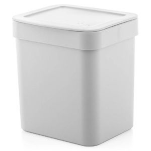 Lixeira Com Tampa 2,5L Branco Martiplast - OU