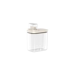 Dispenser para Amaciante Sabão Líquido 1,5L Flow Bege com Tampa Medidora - Ou