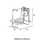 Spot Led iris 2w Embutir Quadrado Branco Blumenau.jpg