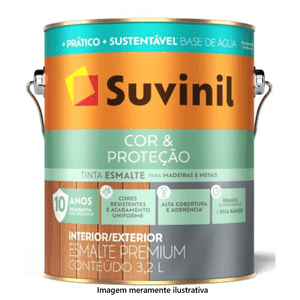 Esmalte Proteção Base D'água Branco A2 3,2L Suvinil
