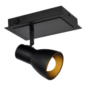 Spot Led Noir 110v/220v Bivolt Preto Brilho Estrutura Black Piano Avant