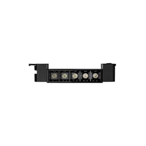 Spot Direcionável Para Trilho Eletrificado Led Up Linear Pontual 10w Bivolt Preto 3000k Luz Amarela Blumenau