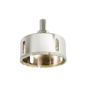 Serra Copo Diamantada 76mm Para Furadeira Cortag
