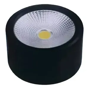 Spot Reflex Sobrepor Preto 10W 3000K 700L Gaya