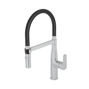 Torneira Monocomando para Cozinha Level Motion Cromado e Preta Deca