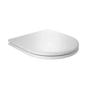 Assento Poliéster Slow Close Monocromático Branco Deca