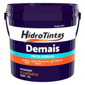 Tinta Acrílica Econômica Fosca 15l Demais Branco Gelo Hidrotintas