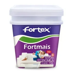 Tinta Acrílica Fortmais Cinza Médio 15L Fortex