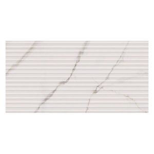 Revestimento Tipo A Marmorizado Acetinado Aris Calacata Altissimo 45x90cm Biancogres