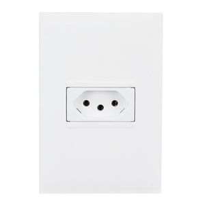 Tomada 2P+T 10A Branco Pial Plus Pial Legrand