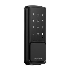 Fechadura Digital Senha FV101 Preto Sobrepor Intelbras