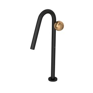Torneira de Mesa Touchless Bica Alta para Lavatório Black Matte Deca