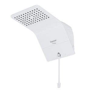 Chuveiro Elétrico Eletrônico 220V 4400w Branco Quadrado Ducali Zagonel