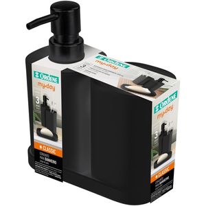 Conjunto para Banheiro com 3 Peças (Saboneteira, Porta Escovas e Dispenser) Ordene