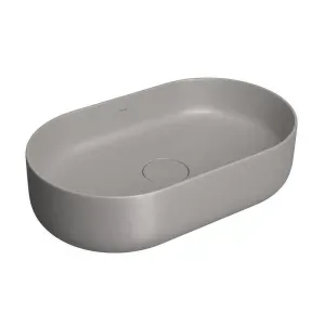 Cuba Oval de Apoio 50x30cm Soft Antracite Deca