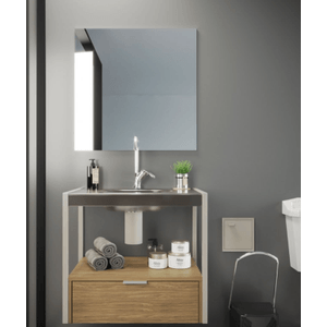 Gabinete 58,7cm Milao Cristal Cris Metal