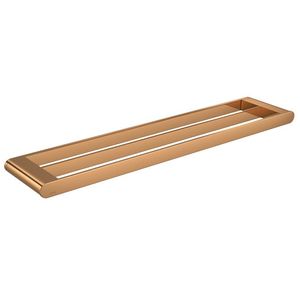 Porta Toalha com Barra Dupla 60cm Red Gold Deca