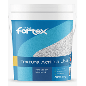 Textura Acrílica Standard Marfim Suave 25kg Fortlar Fortex