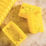 CXA RETANGULAR 4X2 AMARELO PIAL TPK .-1772559252200