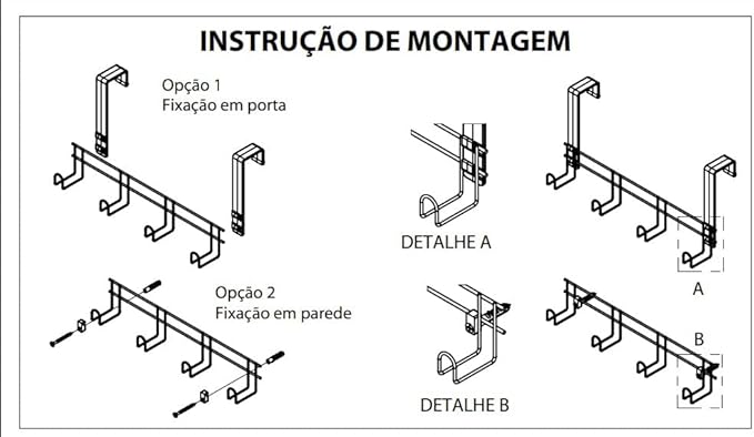 CABIDE 4 GANCHOS PLUS PARA PORTA BR VIDRO .-1775845394882
