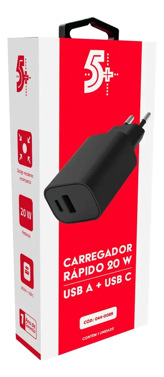 CARREGADOR DE PAREDE RAPIDO - DUPLO 20W TREND .-1775847181018