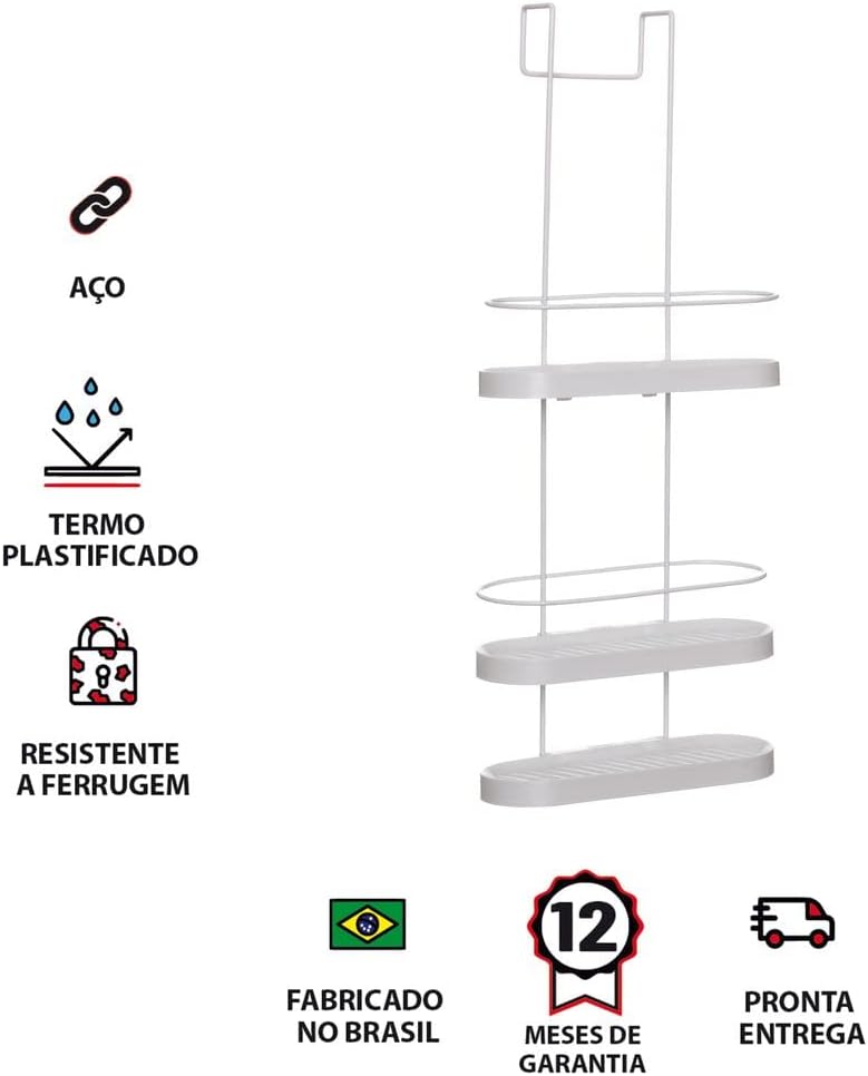 PORTA SHAMPOO TRIPLO BOX WAVE BR VIQUA .-1776253570104