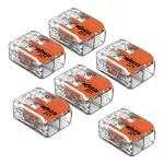 CONECTOR EMENDA 2 POLOS C/6UN WAGO TREND .-1777291727365