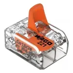 CONECTOR EMENDA 2 POLOS C/3UN WAGO TREND .-1777292391816
