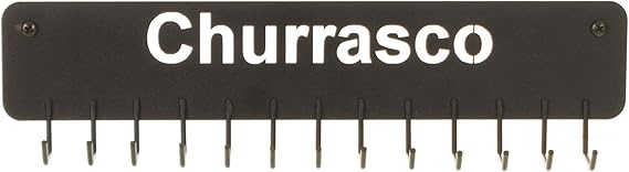 Suspenso Suspenso Para Utensilio De Churrasco Preto Metaltru-1777383186822