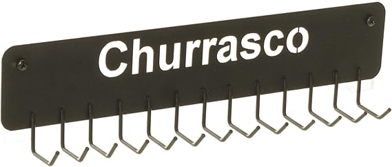 Suspenso Suspenso Para Utensilio De Churrasco Preto Metaltru-1777383196174